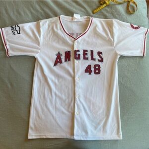 Los Angeles Anaheim Angels Youth XL Hunter 48 Jersey